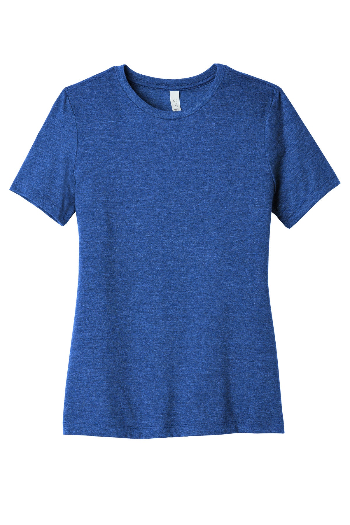Front View of HthrTRRoy BELLA+CANVAS Women's Relaxed CVC Tee BC6400CVC