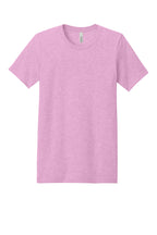 Front View of HtrBublGum BELLA+CANVAS Unisex Heather CVC Short Sleeve Tee. BC3001CVC