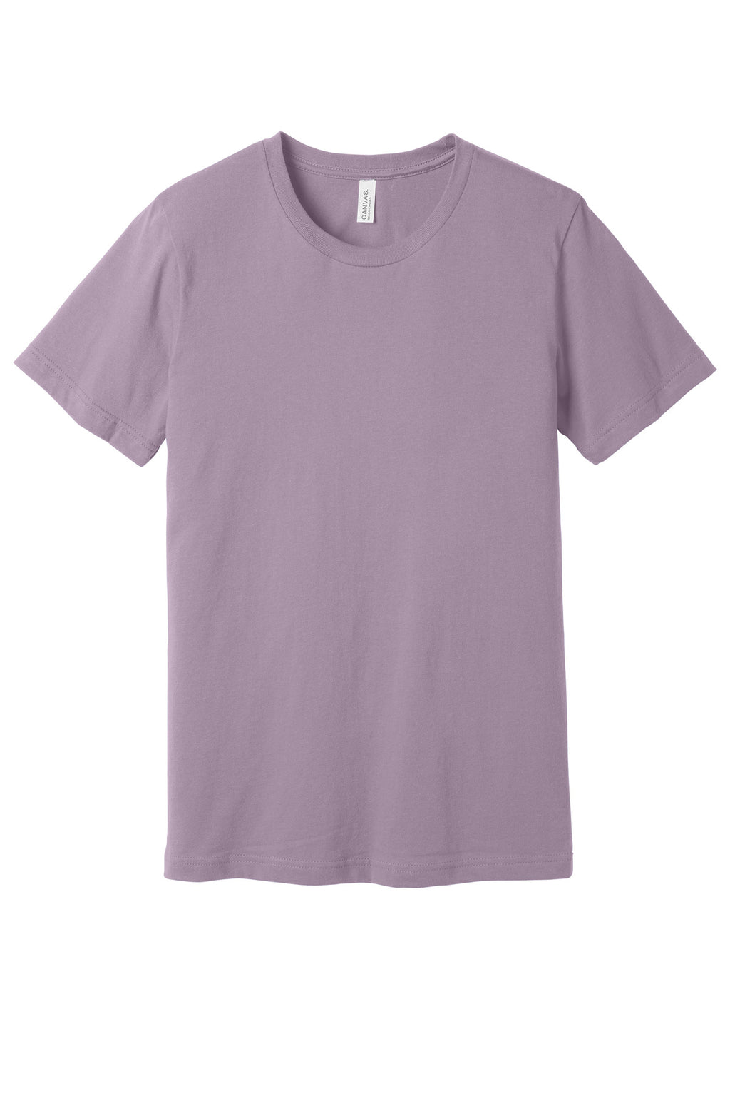 Front View of LtViolet BELLA+CANVAS Unisex Jersey Short Sleeve Tee. BC3001