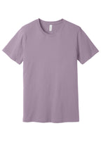 Front View of LtViolet BELLA+CANVAS Unisex Jersey Short Sleeve Tee. BC3001