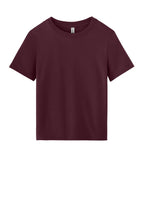 Front View of Maroon BELLA+CANVAS Women's 6-Ounce Heavyweight Tee BC6110