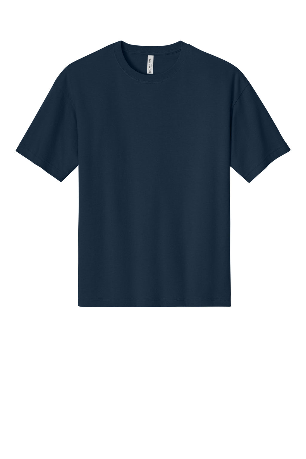 Front View of Navy BELLA+CANVAS Unisex 6-Ounce Heavyweight Tee BC3010