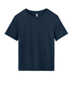 Front View of Navy BELLA+CANVAS Women's 6-Ounce Heavyweight Tee BC6110