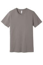 Front View of Pebble Brown BELLA+CANVAS Unisex Jersey Short Sleeve Tee. BC3001