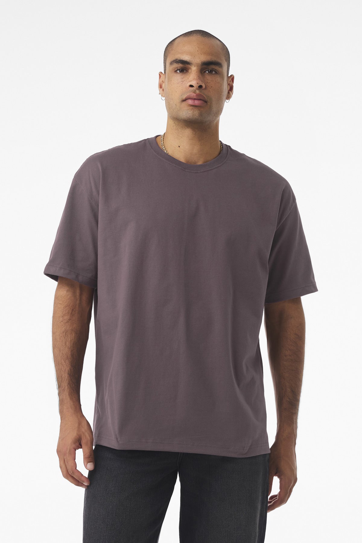 Front View of PurpleStrm BELLA+CANVAS Unisex 7.5-Ounce Heavyweight Tee BC4610