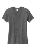 Front View of RldedChrHr Allmade Women's Recycled Blend V-Neck Tee AL2303