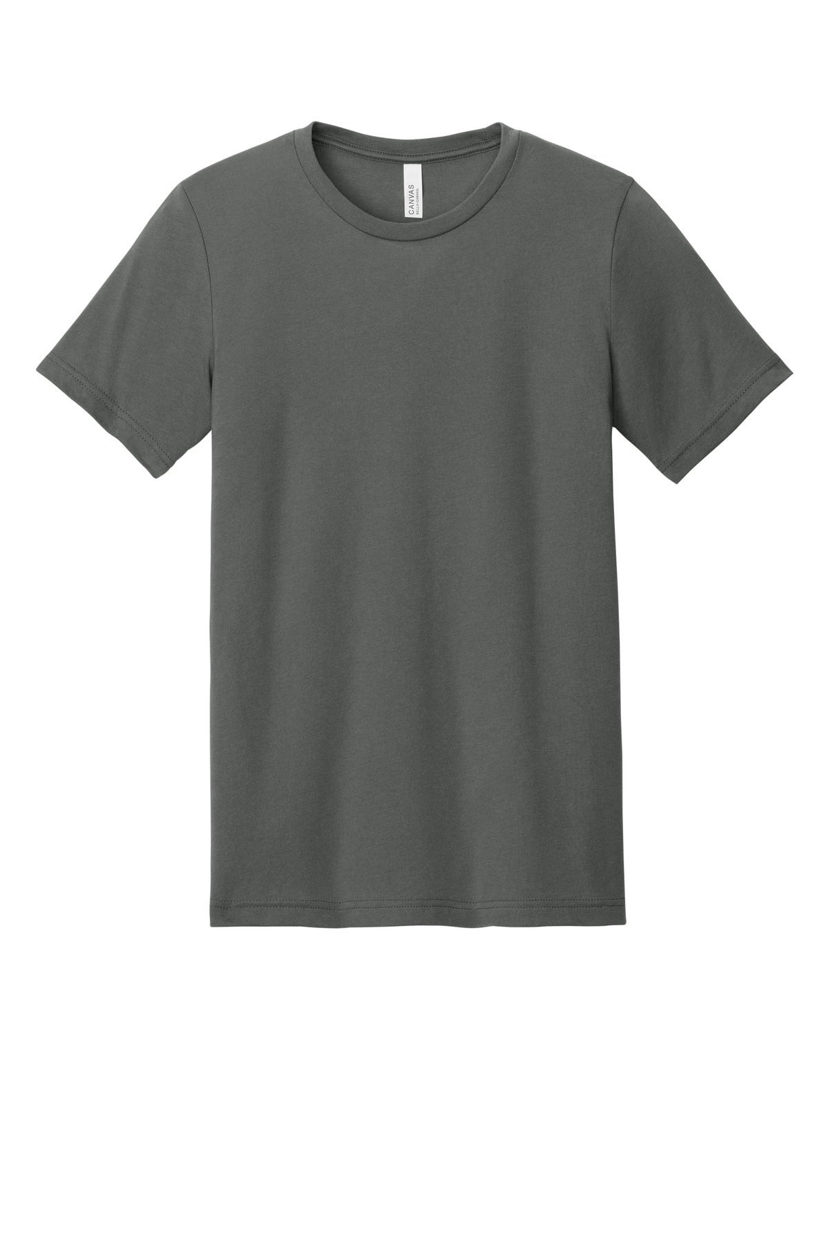 Front View of SAsphBlend BELLA+CANVAS Unisex Heather CVC Short Sleeve Tee. BC3001CVC