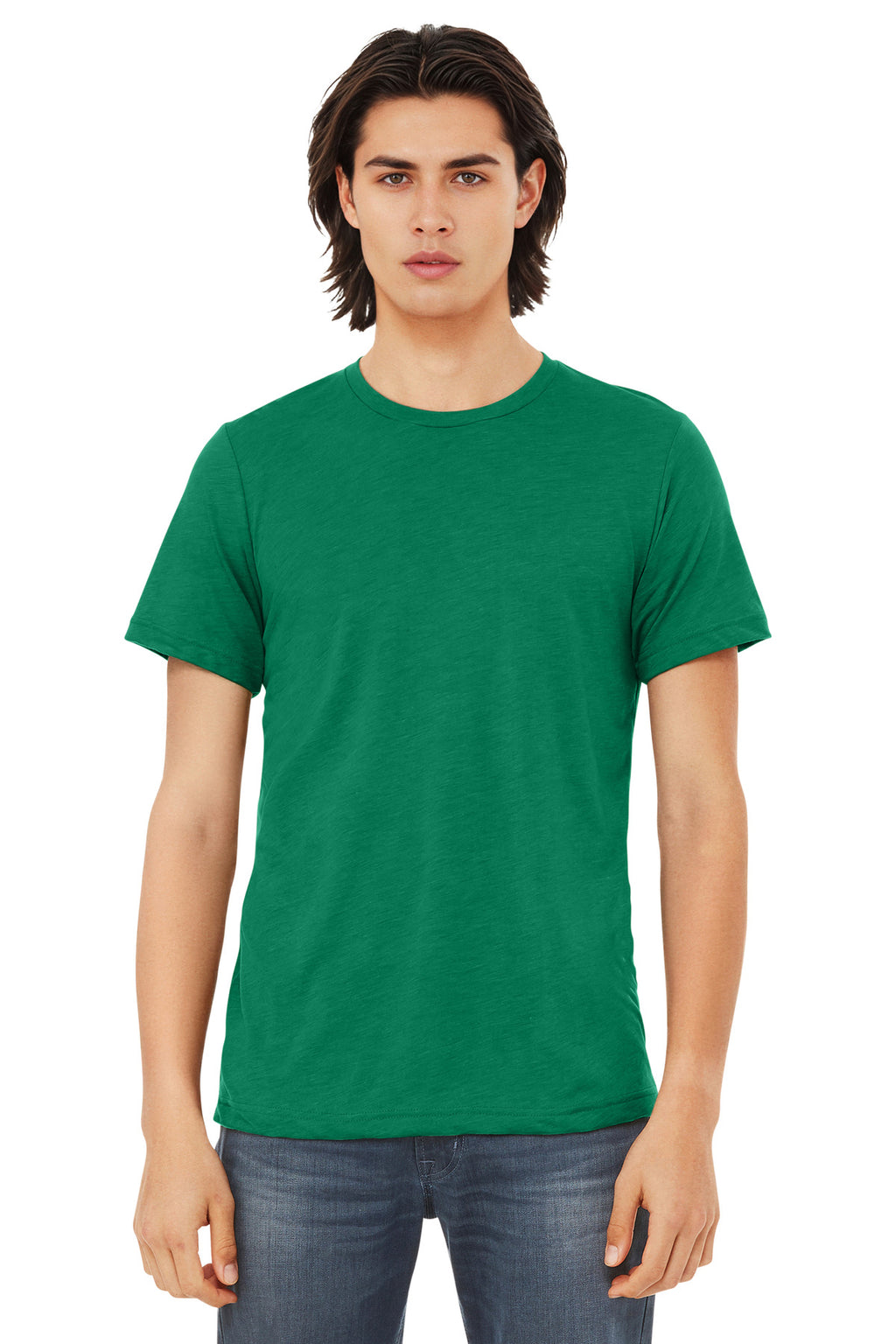 Front View of SdKellyTb BELLA+CANVAS Unisex Triblend Short Sleeve Tee. BC3413