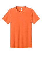 Front View of SdOrangeTb BELLA+CANVAS Unisex Triblend Short Sleeve Tee. BC3413