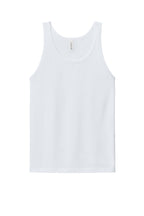 Front View of SldWhBlend BELLA+CANVAS Unisex Heather CVC Tank BC3480CVC