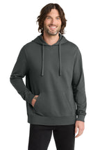Front View of Teraingrey Allmade Unisex Organic French Terry Pullover Hoodie AL4000