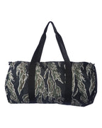 Front View of Tiger Camo 29L Day Tripper Duffel Bag - INDDUFBAG