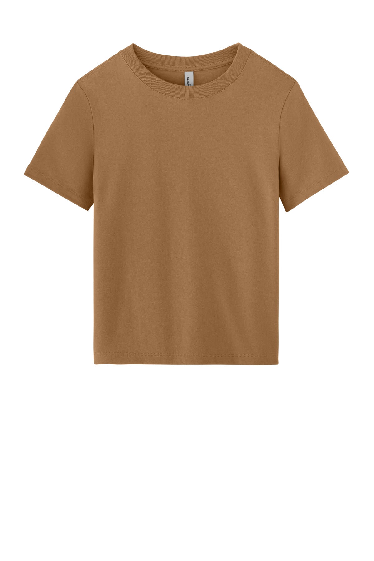 Front View of Toast BELLA+CANVAS Women's 6-Ounce Heavyweight Tee BC6110