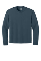 Front View of VtgNavy BELLA+CANVAS Unisex 7.5-Ounce Heavyweight Long Sleeve Tee BC4651