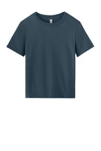 Front View of VtgNavy BELLA+CANVAS Women's 6-Ounce Heavyweight Tee BC6110