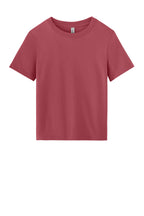 Front View of VtgRed BELLA+CANVAS Women's 6-Ounce Heavyweight Tee BC6110