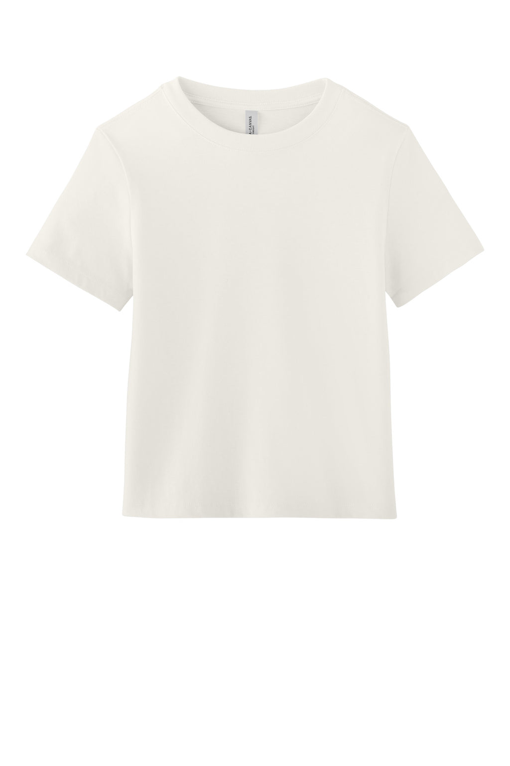 Front View of VtgWhite BELLA+CANVAS Women's 6-Ounce Heavyweight Tee BC6110