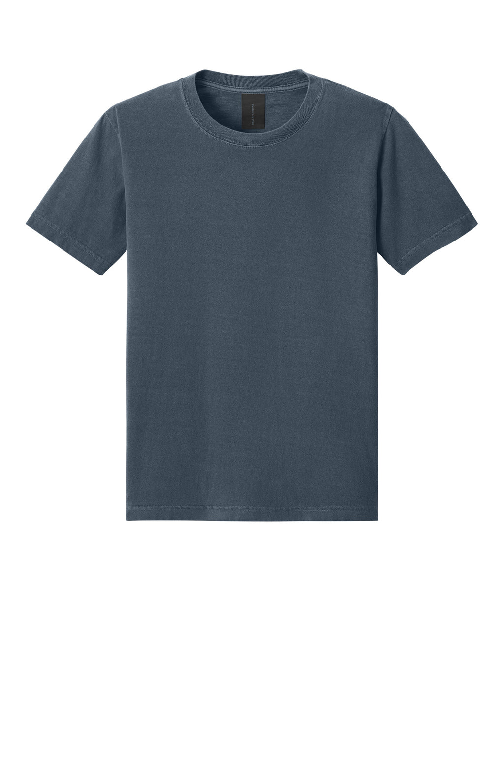 Front View of WashedNavy BELLA+CANVAS Unisex Heavyweight Garment-Dyed Tee BC4810GD
