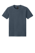Front View of WashedNavy BELLA+CANVAS Unisex Heavyweight Garment-Dyed Tee BC4810GD