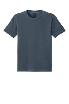 Front View of WashedNavy BELLA+CANVAS Unisex Heavyweight Garment-Dyed Tee BC4810GD