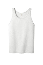 Front View of Wht Fleck TB BELLA+CANVAS Unisex Jersey Tank. BC3480