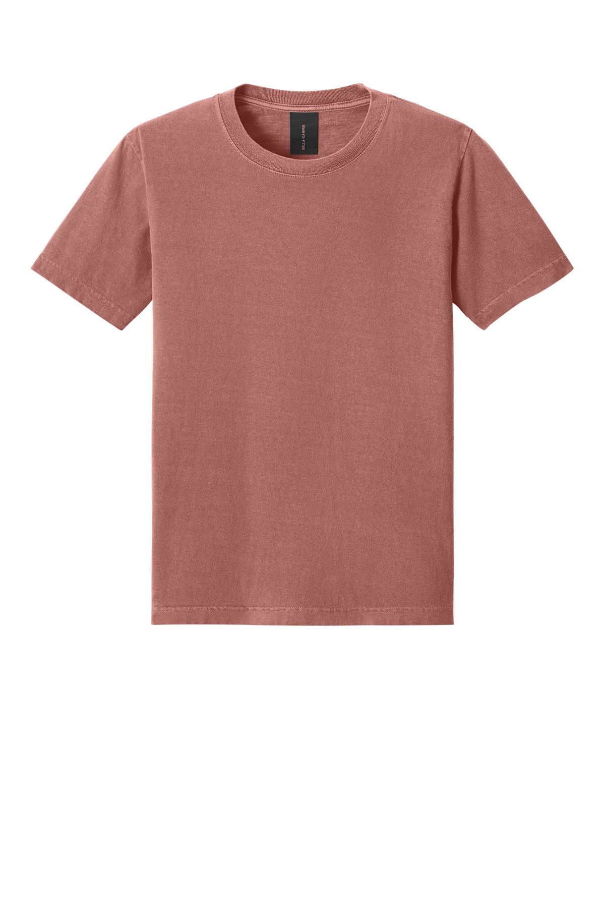 Front View of WshdChsnt BELLA+CANVAS Unisex Heavyweight Garment-Dyed Tee BC4810GD