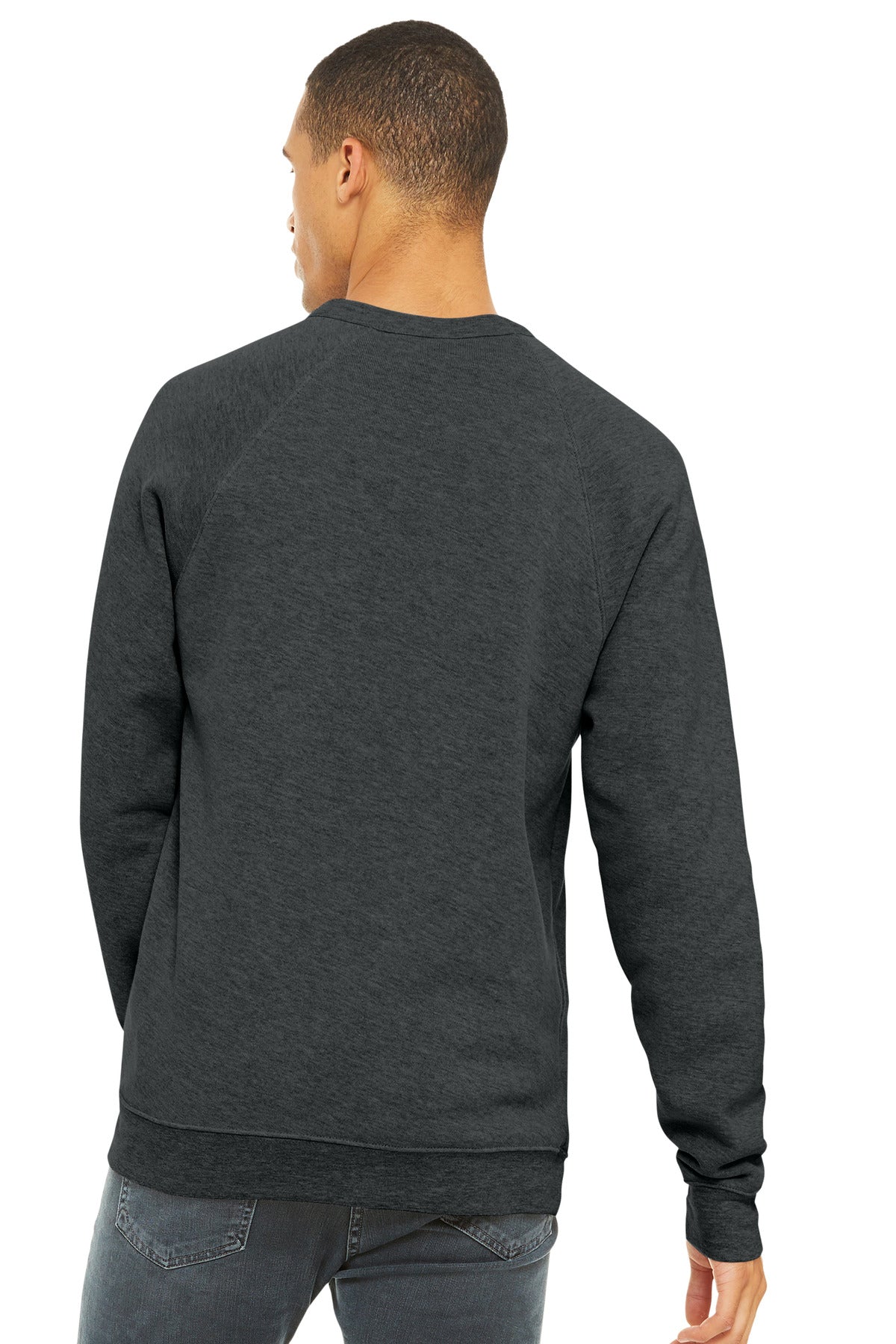 GAcidFlece BELLA+CANVAS Unisex Sponge Fleece Raglan Sweatshirt. BC3901