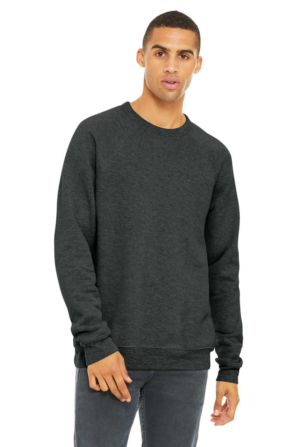 GAcidFlece BELLA+CANVAS Unisex Sponge Fleece Raglan Sweatshirt. BC3901