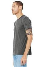 Grey TB BELLA+CANVAS Unisex Triblend Short Sleeve Tee. BC3413