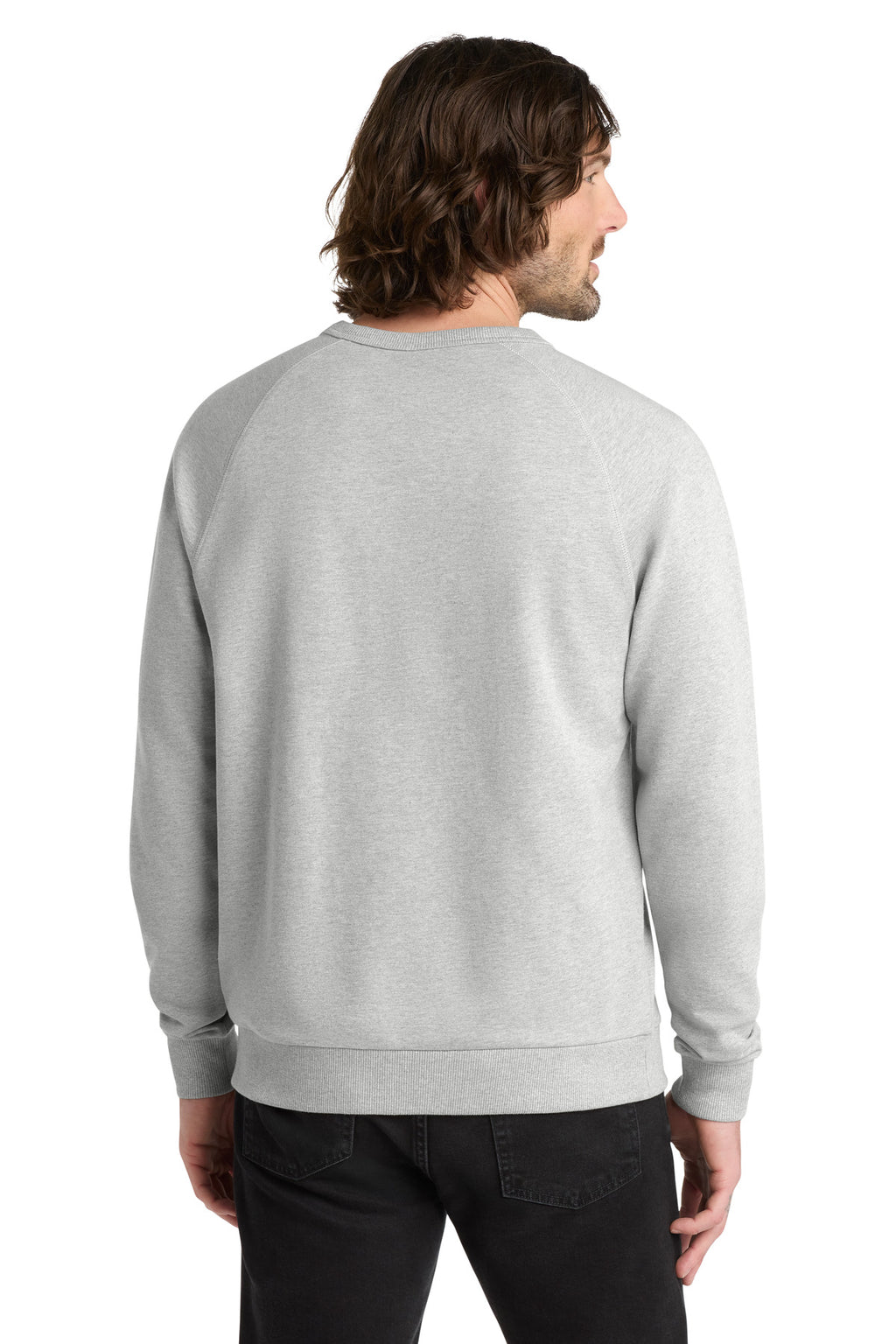 GrntGryHtr Allmade Unisex Organic French Terry Crewneck Sweatshirt AL4004