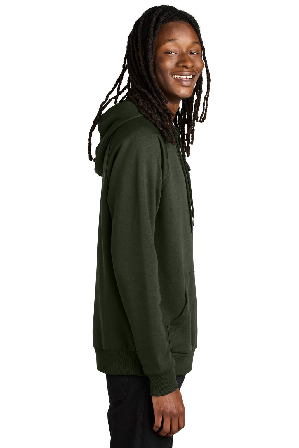 HerbGreen Allmade Unisex Organic CVC Fleece Pullover Hoodie AL5000