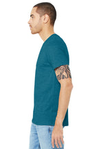 Ht Deep Teal BELLA+CANVAS Unisex Heather CVC Short Sleeve Tee. BC3001CVC