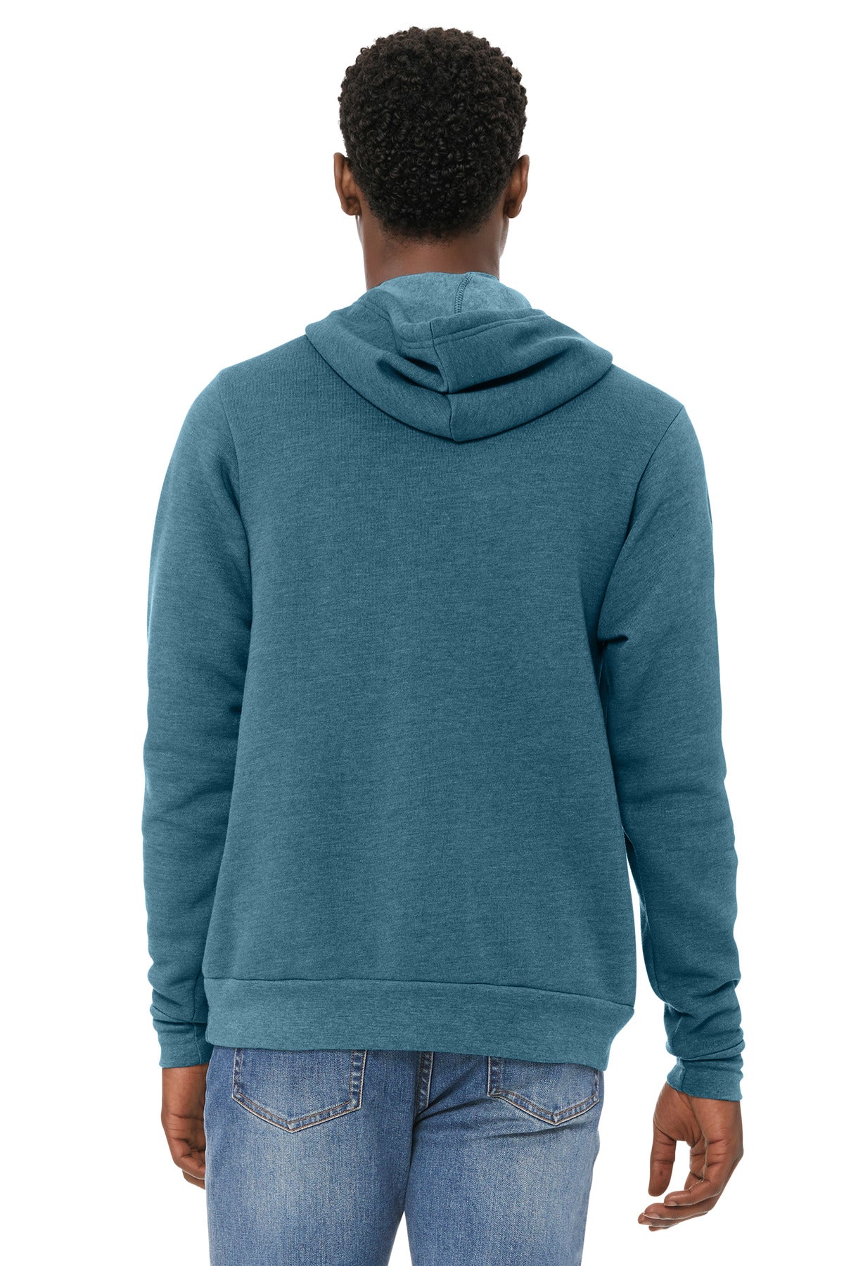 Ht Deep Teal BELLA+CANVAS Unisex Sponge Fleece Pullover Hoodie. BC3719