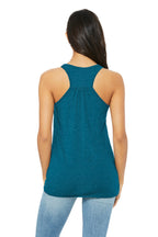 Ht Deep Teal BELLA+CANVAS Women's Flowy Racerback Tank. BC8800