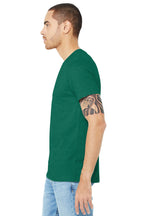 Ht Grass Green BELLA+CANVAS Unisex Heather CVC Short Sleeve Tee. BC3001CVC