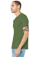 Ht Green BELLA+CANVAS Unisex Heather CVC Short Sleeve Tee. BC3001CVC