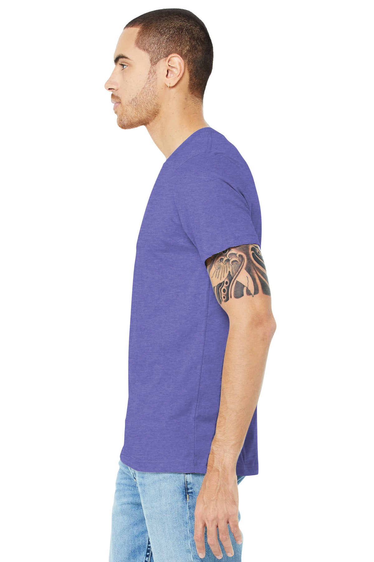 Ht Lapis BELLA+CANVAS Unisex Heather CVC Short Sleeve Tee. BC3001CVC