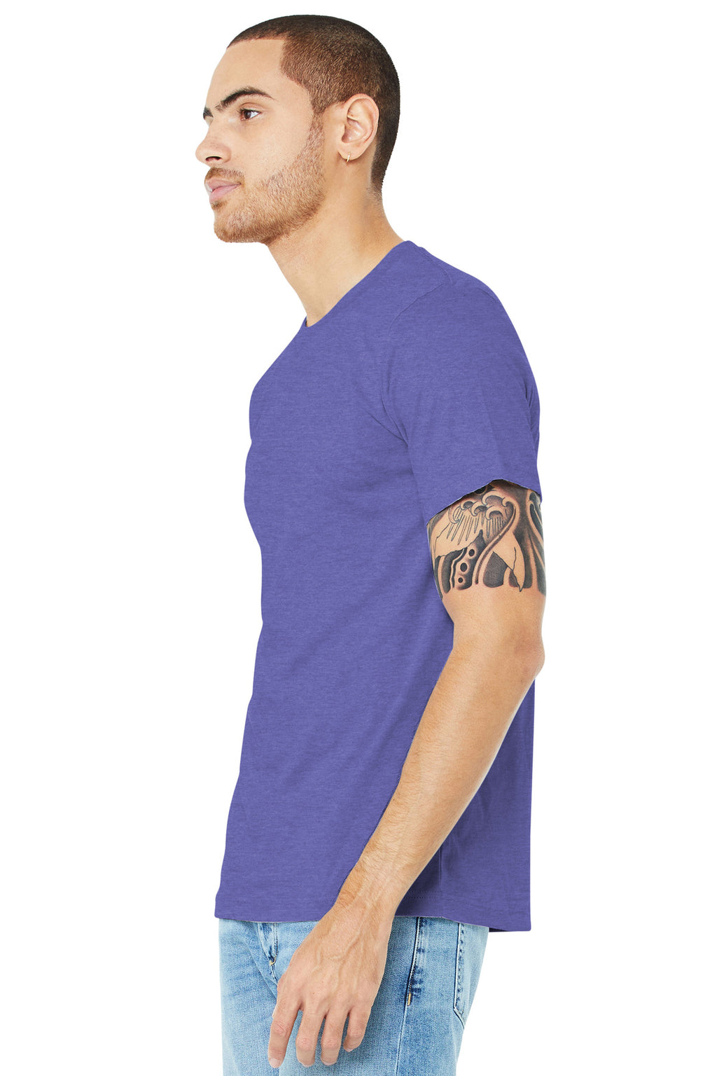 Ht Lapis BELLA+CANVAS Unisex Heather CVC Short Sleeve Tee. BC3001CVC