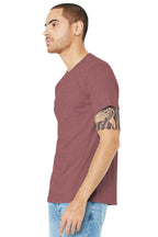 Ht Mauve BELLA+CANVAS Unisex Heather CVC Short Sleeve Tee. BC3001CVC