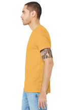 Ht Mustard BELLA+CANVAS Unisex Heather CVC Short Sleeve Tee. BC3001CVC