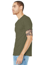 Ht Olive BELLA+CANVAS Unisex Heather CVC Short Sleeve Tee. BC3001CVC