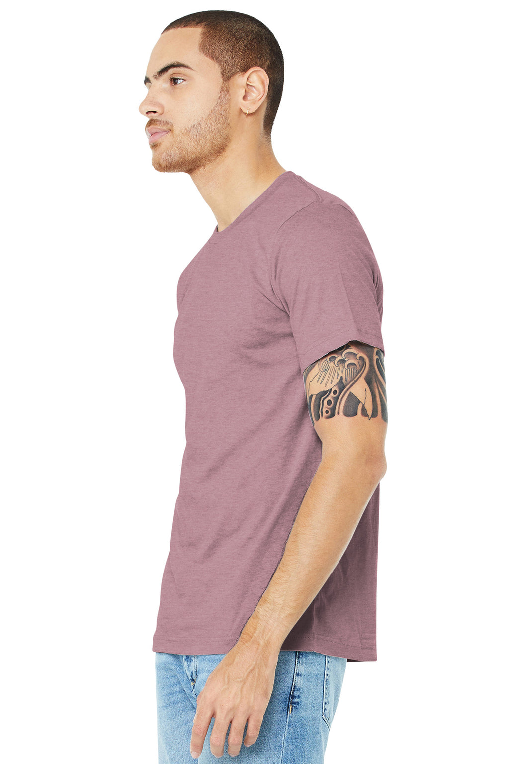Ht Orchid BELLA+CANVAS Unisex Heather CVC Short Sleeve Tee. BC3001CVC