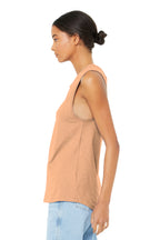 Ht Peach BELLA+CANVAS Women's Jersey Muscle Tank. BC6003