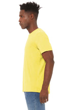 Ht Yellow BELLA+CANVAS Unisex Heather CVC Short Sleeve Tee. BC3001CVC