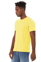 Ht Yellow BELLA+CANVAS Unisex Heather CVC Short Sleeve Tee. BC3001CVC