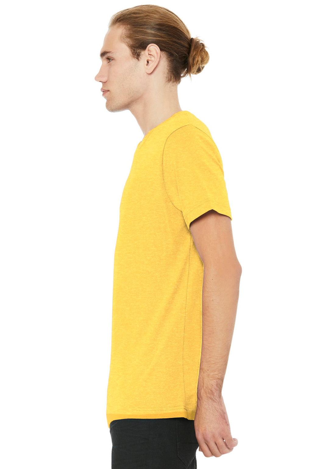 Ht Yellow Gold BELLA+CANVAS Unisex Heather CVC Short Sleeve Tee. BC3001CVC