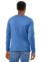 HtClmbBl BELLA+CANVAS Unisex Heather CVC Long Sleeve Tee BC3501CVC
