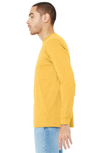HthYlwGold BELLA+CANVAS Unisex Heather CVC Long Sleeve Tee BC3501CVC