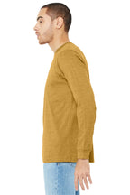 HtMustard BELLA+CANVAS Unisex Heather CVC Long Sleeve Tee BC3501CVC