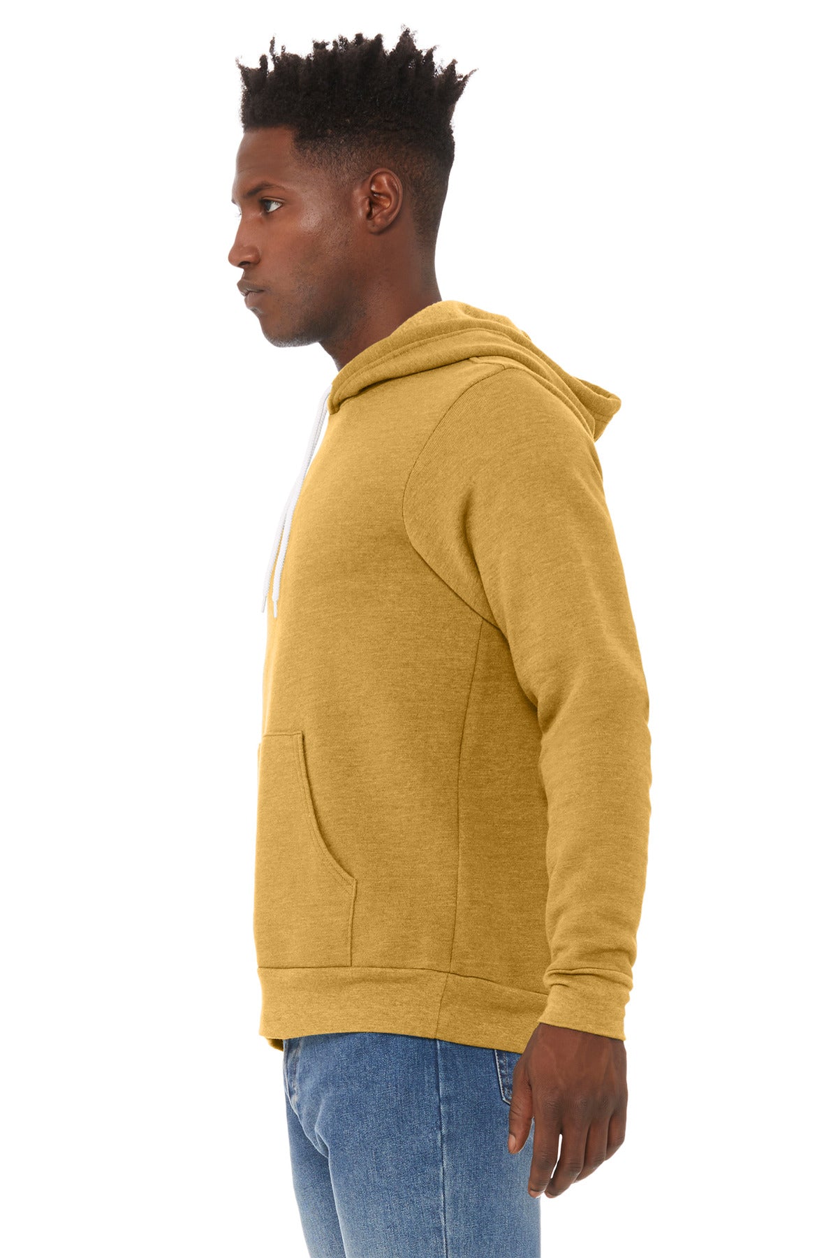 HtMustard BELLA+CANVAS Unisex Sponge Fleece Pullover Hoodie. BC3719